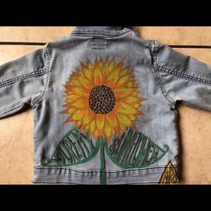Handpainted Jean jacket